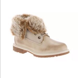 Timberland Authentic Faux Fur Fold Down Boot